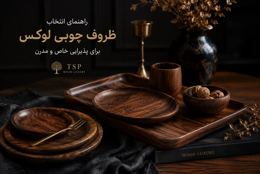 عکس مقاله ظروف چوبی